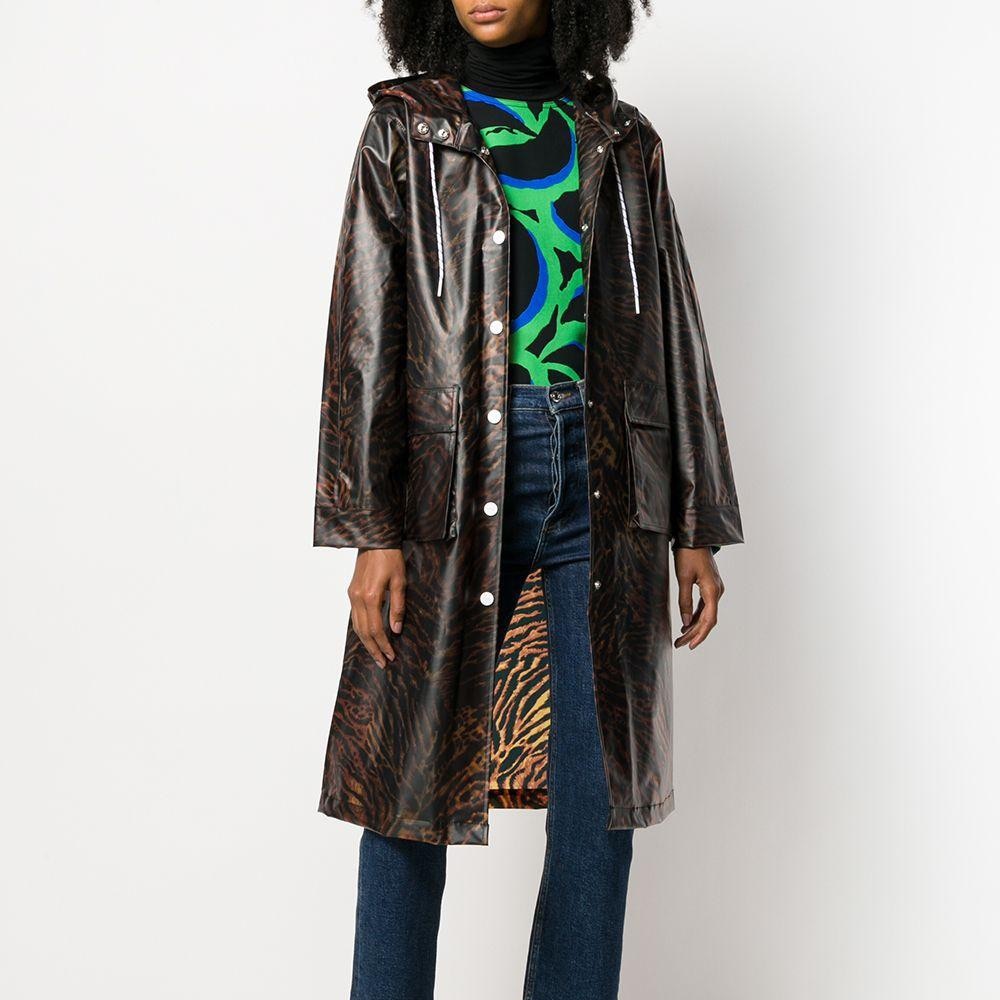 GANNI Biodegradable Tiger Raincoat